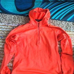 Nike long sleeve dri-fit half zip hoodie